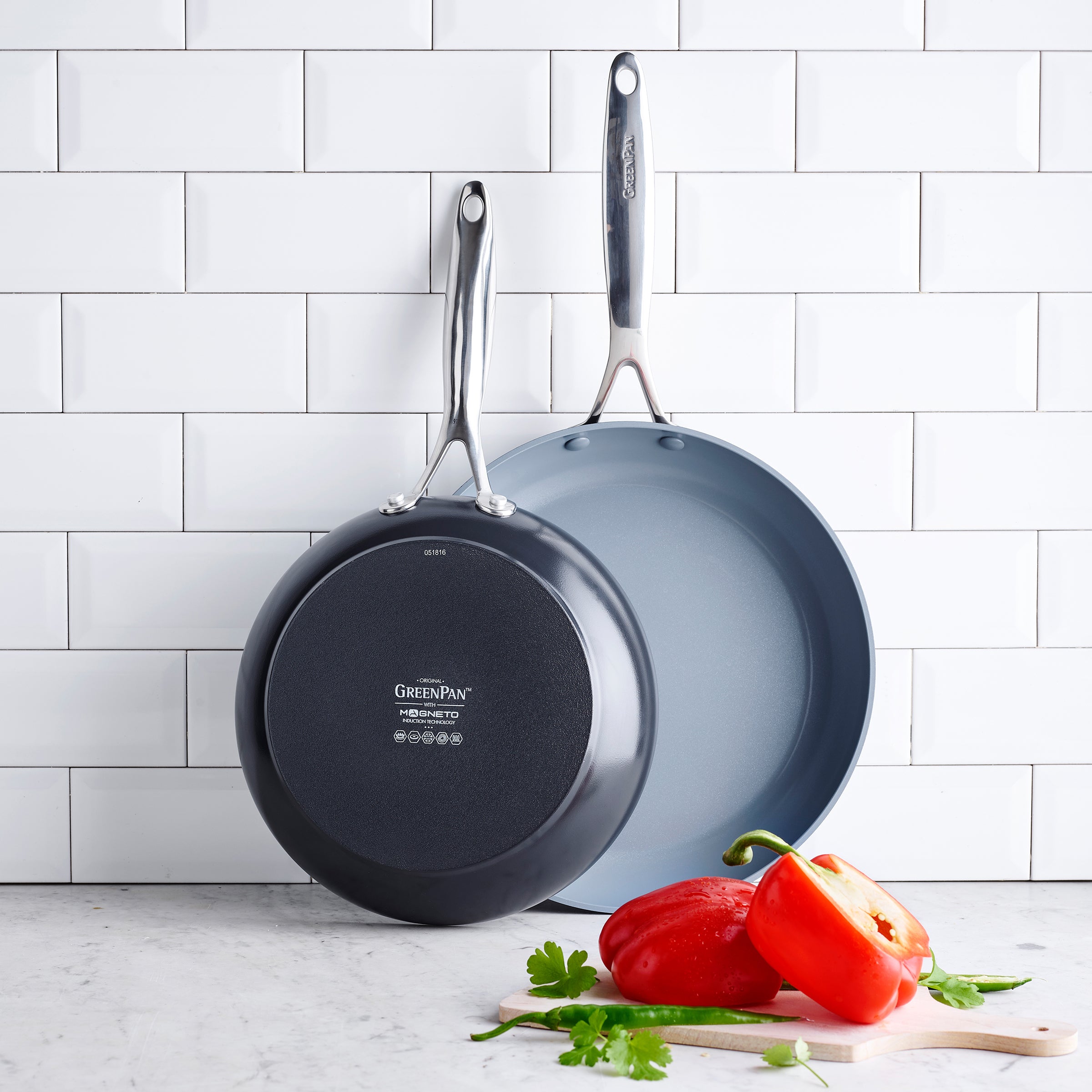Greenpan Valencia Pro Magneto Nonstick Frypan Set - 2Modern