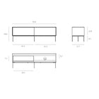 Grooves 1-Drawer Media Console