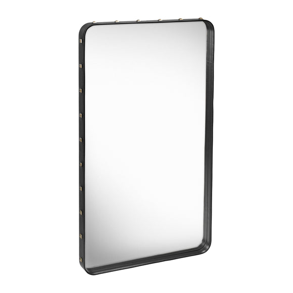 Black / Small: 45.3 in height Adnet Wall Mirror Rectangular OPEN BOX