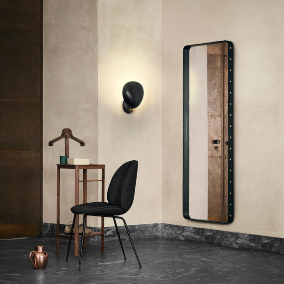 Black / Small: 45.3 in height Adnet Wall Mirror Rectangular OPEN BOX