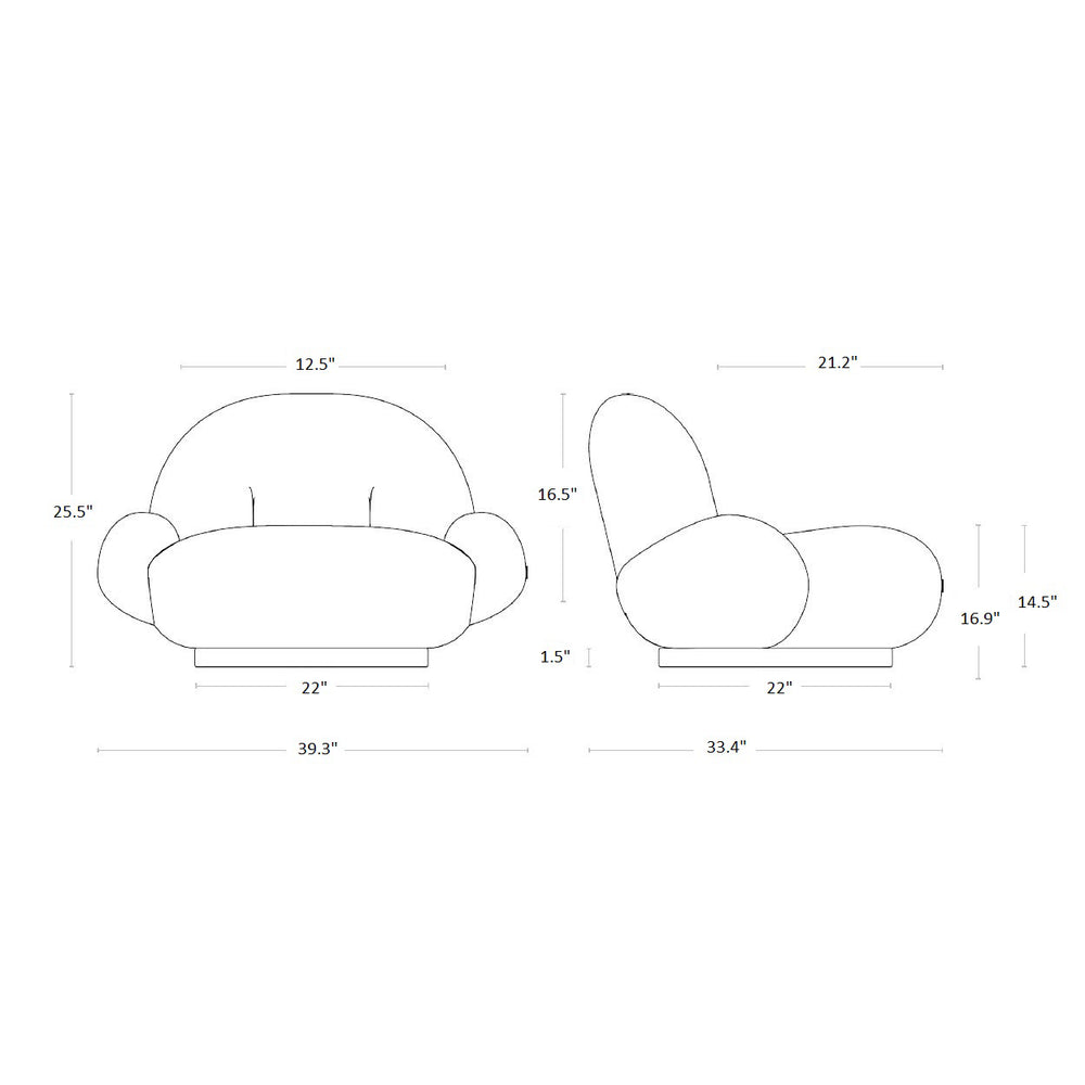 Pacha Lounge Chair With Armrest