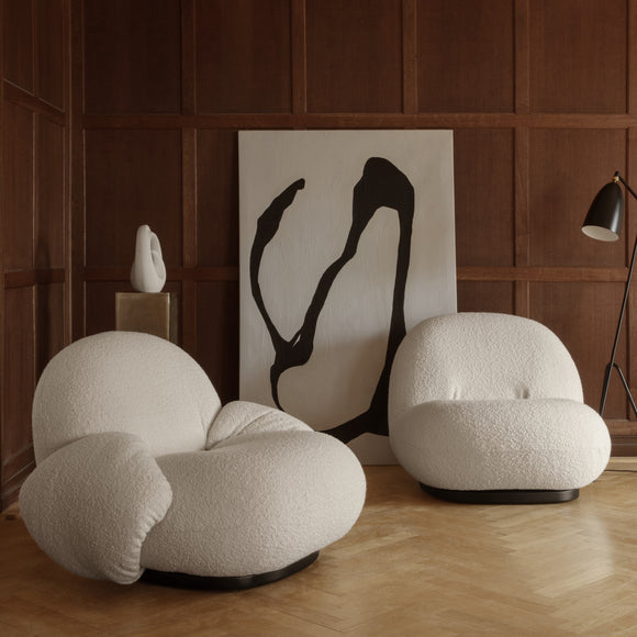 Pacha Lounge Chair With Armrest And Swivel Base