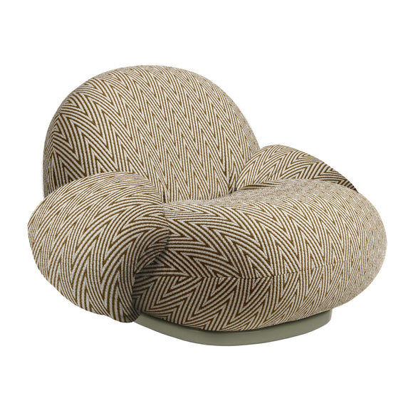 Pacha Outdoor Lounge Chair With Armrest And Swivel
