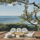 Pacha Outdoor Ottoman With Swivel Base