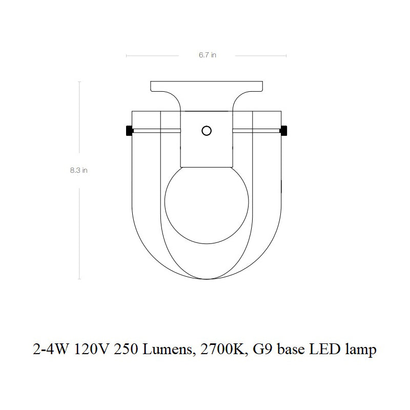 Seine Semi Flush Mount