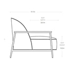 Sejour Lounge Chair with Arms