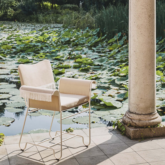 Tropique Outdoor Dining Chair With Fringes