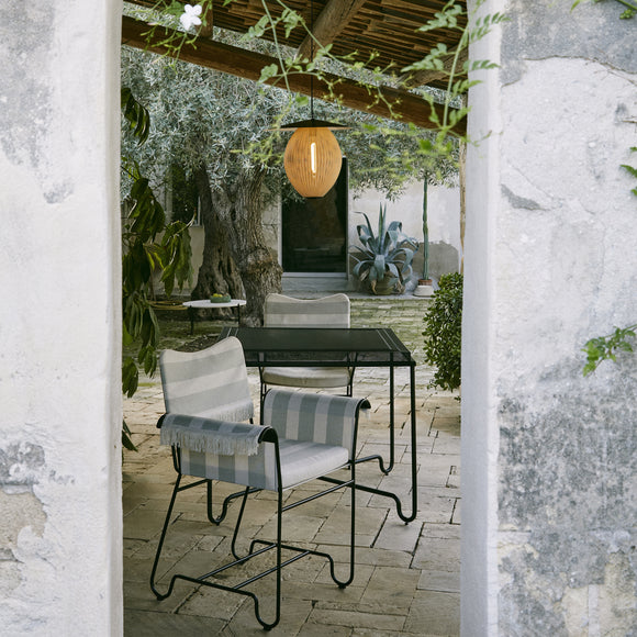 Tropique Outdoor Dining Chair With Fringes