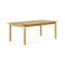 Annex Extendable Dining Table  option White Oak