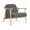 Baltic Lounge Chair  option Andorra Pewter