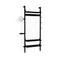 Branch-1 Entryway Unit  option Black Uprights/Black Brackets/Black Shelves