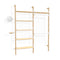 Branch-2 Display Unit  option Blonde Uprights/White Brackets/Blonde Shelves