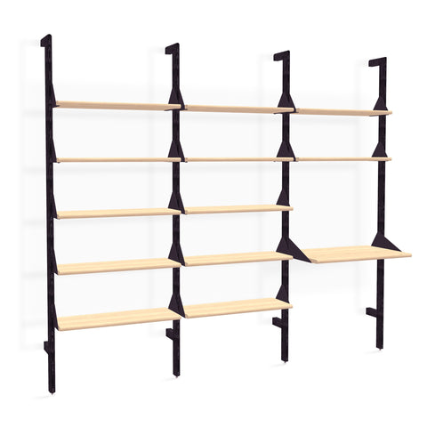 Branch-3 Shelving Unit with Desk