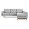 Jane 2 Loft Bi-Sectional  option Natural Ash