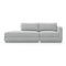 Podium Modular 2-piece Lounge Sofa  option Bayview Silver