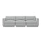 Podium Modular 3-piece Sofa  option Bayview Silver