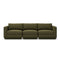 Podium Modular 3-piece Sofa  option Copenhagen Terra
