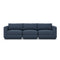 Podium Modular 3-piece Sofa  option Hanson Navy