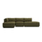 Podium Modular 4-piece Lounge Sectional B  option Copenhagen Terra