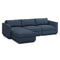 Podium Modular 4-piece Sectional  option Hanson Navy