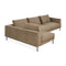 Renfrew Sectional  option Merino Mocha
