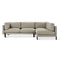 Silverlake Sectional  option Andorra Almond