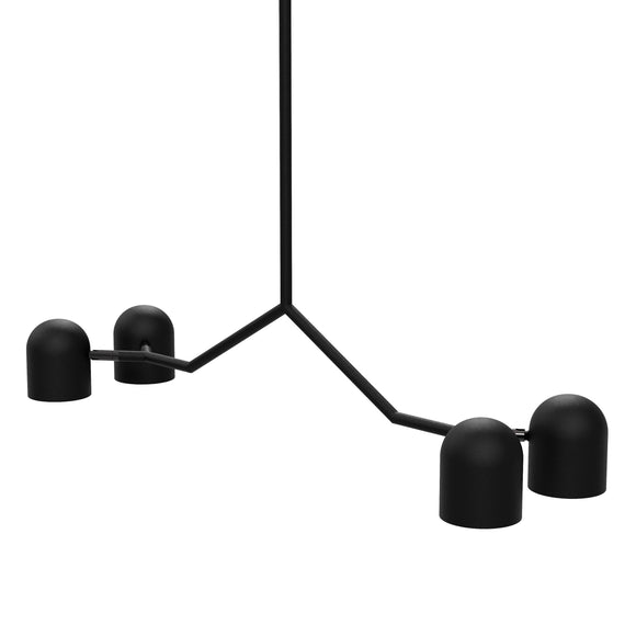 Tandem 4-Head Pendant Light