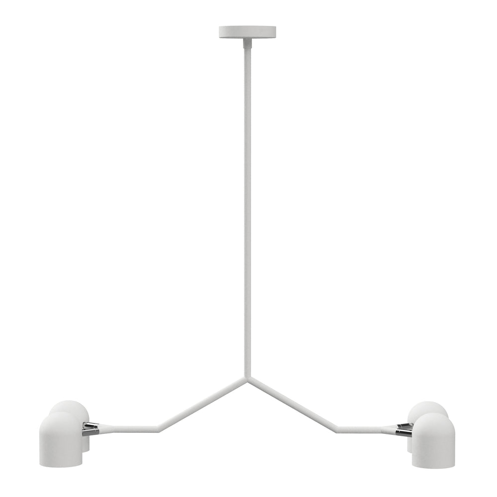 Tandem 4-Head Pendant Light