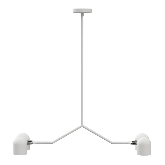 Tandem 4-Head Pendant Light