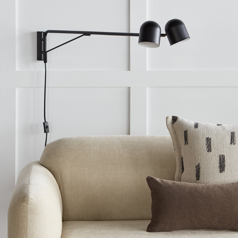 Tandem Swing Arm Wall Lamp