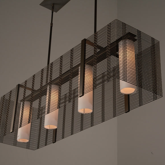 Downtown Mesh Linear Suspension Light