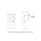 Ellisse Tempo Wall Sconce