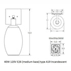 Ellisse Wall Sconce