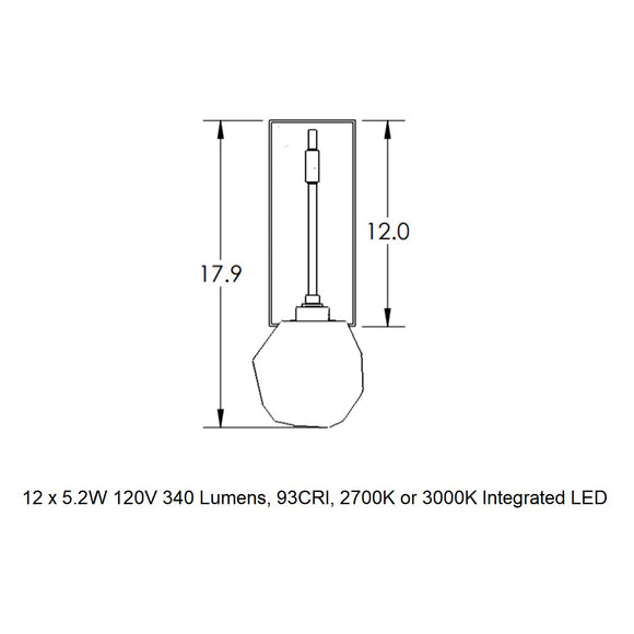 Gem Tempo Wall Sconce