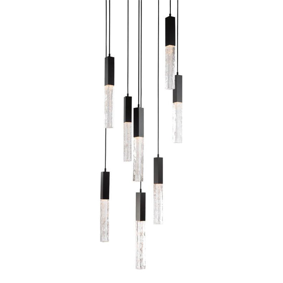 Glacier Round Multi-Light Pendant Light