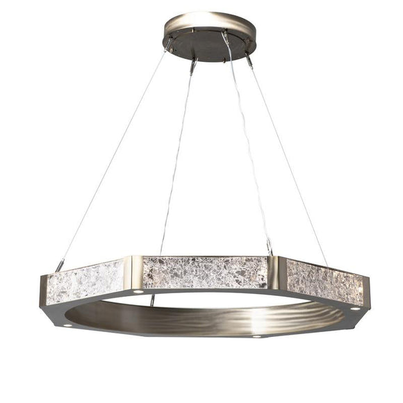 Glacier Single Tier Ring Chandelier