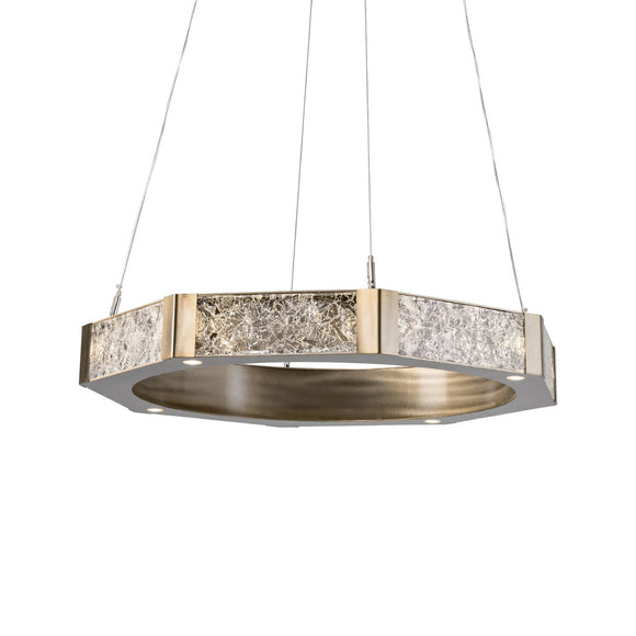 Glacier Single Tier Ring Chandelier