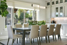 Parallel Curved Linear Suspension Light