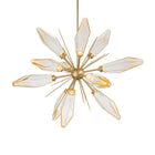 Rock Crystal Starburst Chandelier