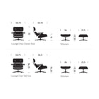 Eames Lounge Chair and Ottoman Ebony