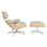 Eames Lounge Chair and Ottoman White Ash