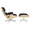 Eames Lounge Chair and Ottoman White Ash