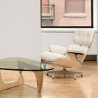 Eames Lounge Chair and Ottoman White Ash