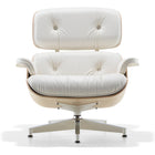 Eames Lounge Chair and Ottoman White Ash