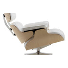Eames Lounge Chair and Ottoman White Ash