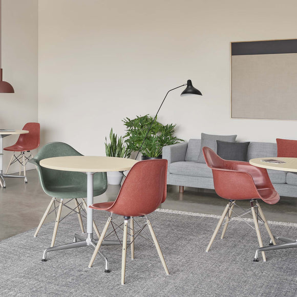 Eames Molded Fiberglass Armchair Dowel Base