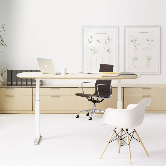 Eames Molded Recycled Plastic Armchair Dowel Base