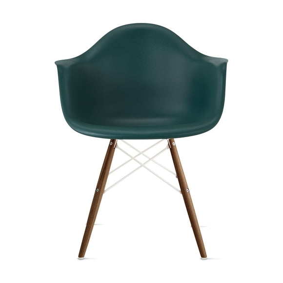 Eames Molded Recycled Plastic Armchair Dowel Base