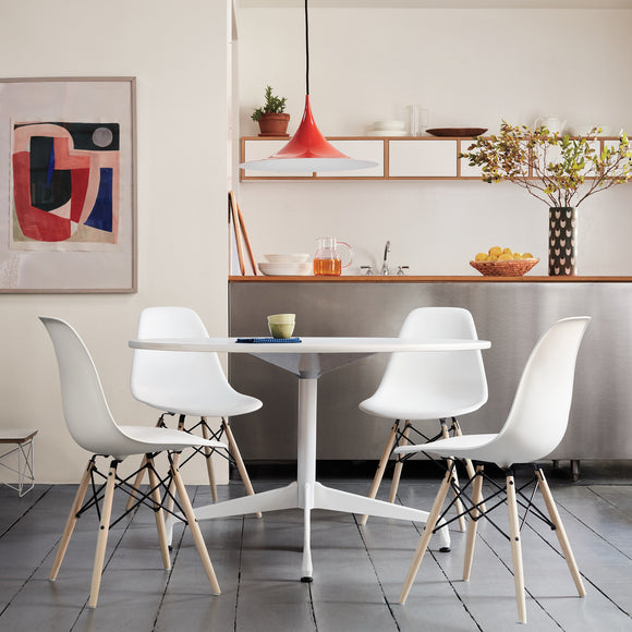 Eames Molded Recycled Plastic Side Chair Dowel Base