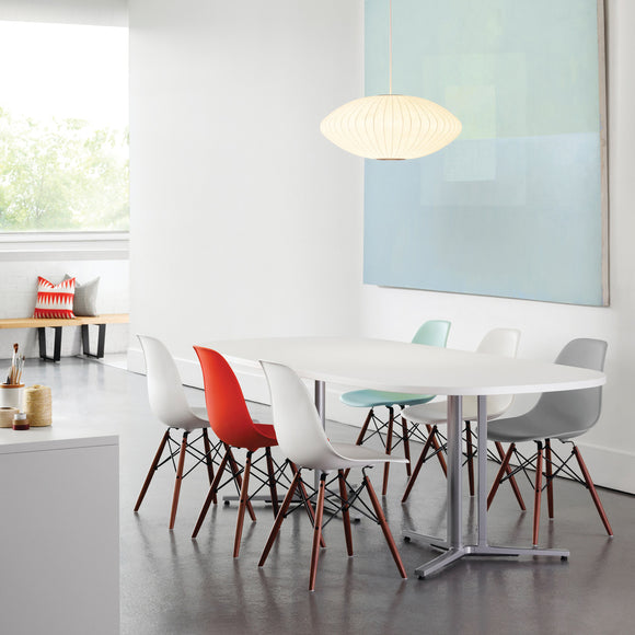 Eames Molded Recycled Plastic Side Chair Dowel Base